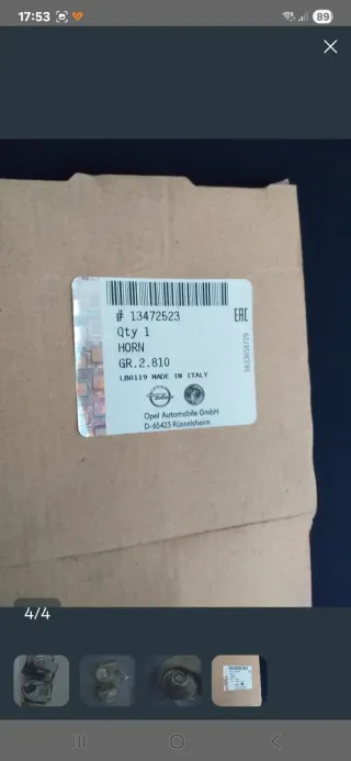 CONJUNTO BOCINA ASTRA J