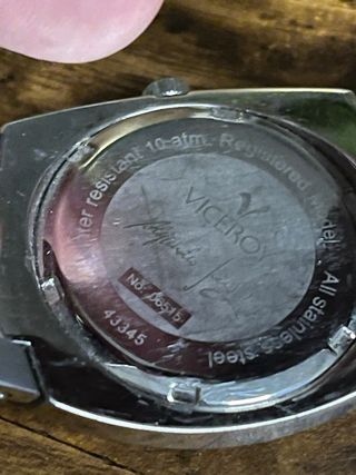 Reloj Viceroy Alejandro Sanz Plata Blanco