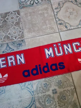 3x2 Bufanda Bayern Múnich Oficial Adidas Roja