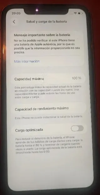 iPhone 11 100% Capacidad Batería