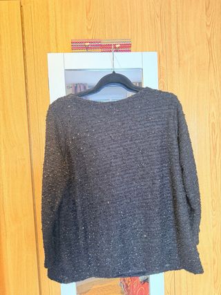 Jersey negro texturizado