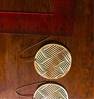 Pendientes circulares dorados