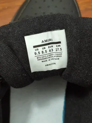 Zapatillas Amiri Negras