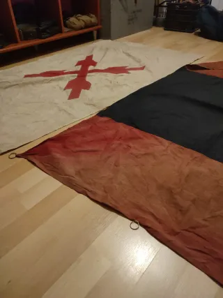 lote de dos Banderas Guerra Civil Española