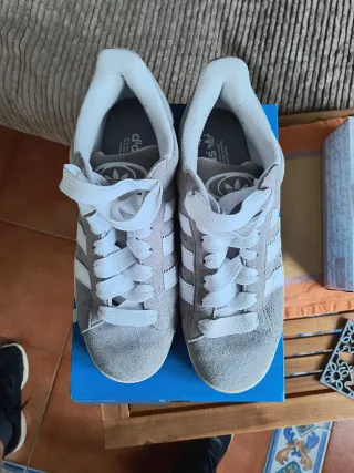 Adidas Campus Originales 00s Gris/Blanco  (44 2/3)