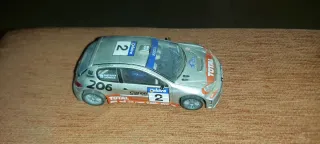 Coche Scalextric Peugeot 206 WRC