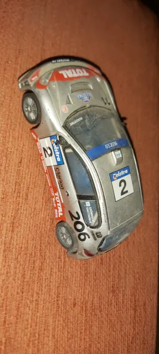 Coche Scalextric Peugeot 206 WRC