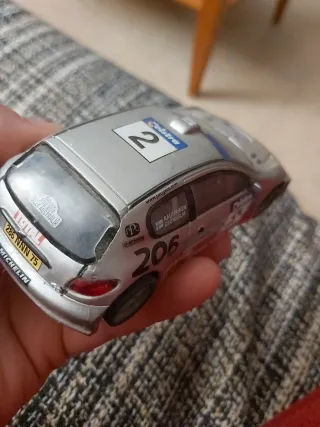 Coche Scalextric Peugeot 206 WRC