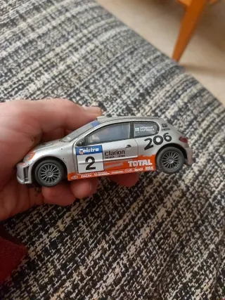 Coche Scalextric Peugeot 206 WRC
