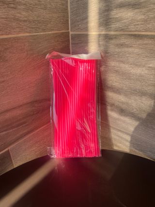 Funda de radios para moto rosa