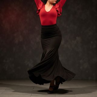 Falda Flamenco Elástica Ensayo Quillas