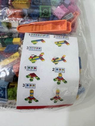 Lote 500 Piezas Bloques Construcción