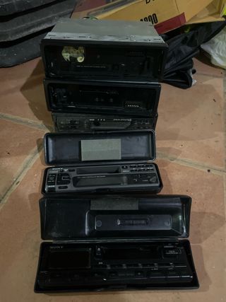 Lote de Radios Coche y Cassettes