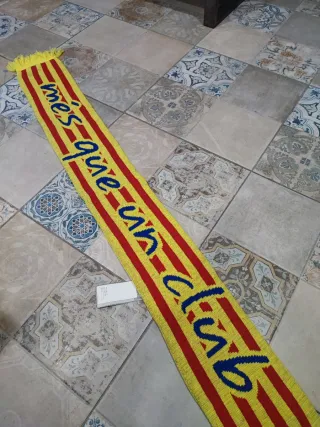 3x2 Bufanda FC Barcelona Oficial Mes que un club