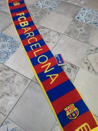 3x2 Bufanda FC Barcelona Oficial Mes que un club