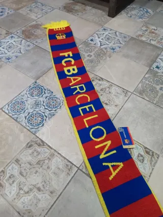 3x2 Bufanda FC Barcelona Oficial Mes que un club