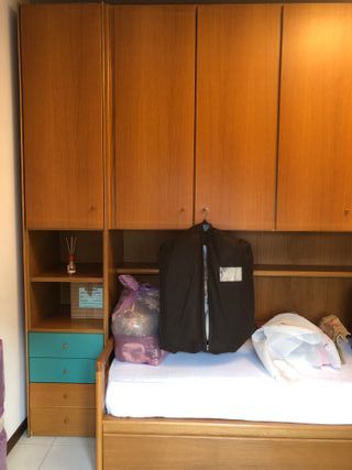 Armadio a ponte con letto singolo – 2 moduli