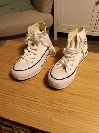 Converse Blancas Plataforma