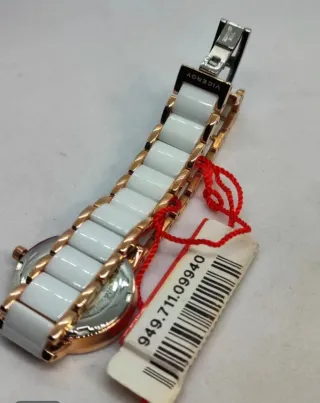 Reloj Viceroy Mujer Cerámica Blanco-Oro