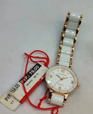 Reloj Viceroy Mujer Cerámica Blanco-Oro