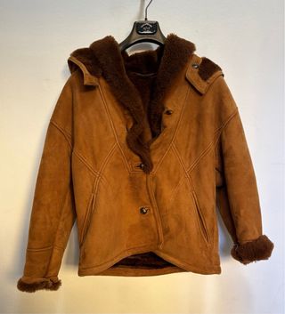 Giacca Shearling Donna Shearling Marrone