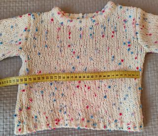 Jersey de punto infantil multicolor