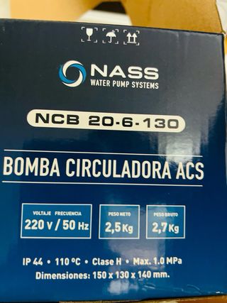Bomba de Agua NASS NCB 20-6-130