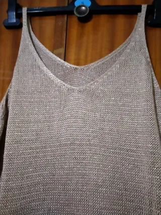 Vestido dorado tejido sin estrenar