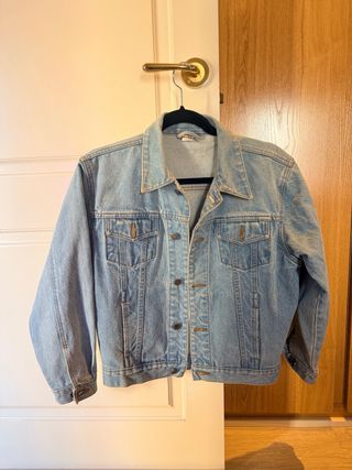 Cazadora Vaquera Clásica Azul