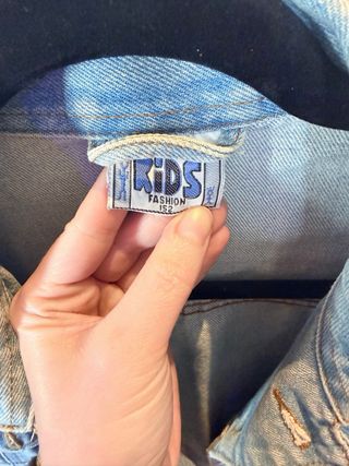 Cazadora Vaquera Clásica Azul