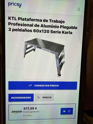 Escalera plegable de aluminio KTL