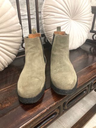 Botines Chelsea Verde Oliva