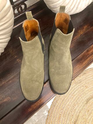 Botines Chelsea Verde Oliva