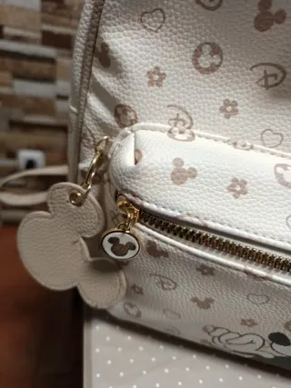 Mochila Disney Mickey Mouse Beige