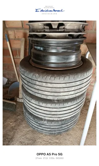 3 Neumáticos y 4 Llantas