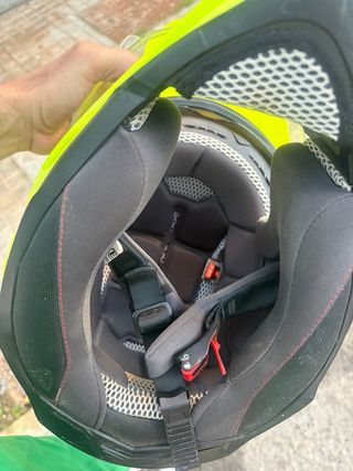 Casco Moto Acerbis Amarillo Neón