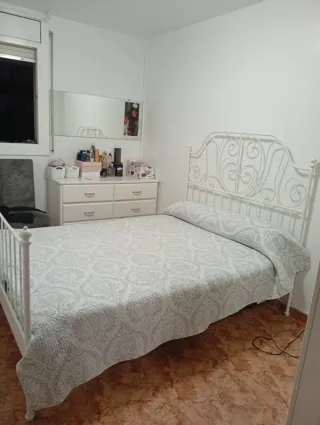 Cama Ikea 135x200 Metal Blanca