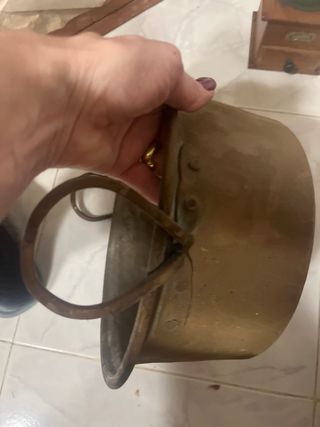 Pentola in rame anni '50