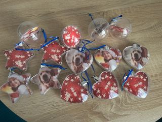 14 adornos personalizados árbol navidad