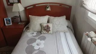 Cama completa con cabezal y somier