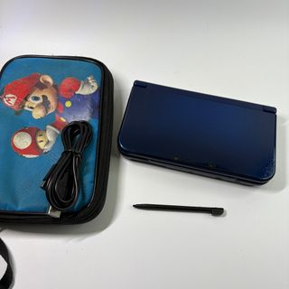 new Nintendo 3DS XL Blu con accessori
