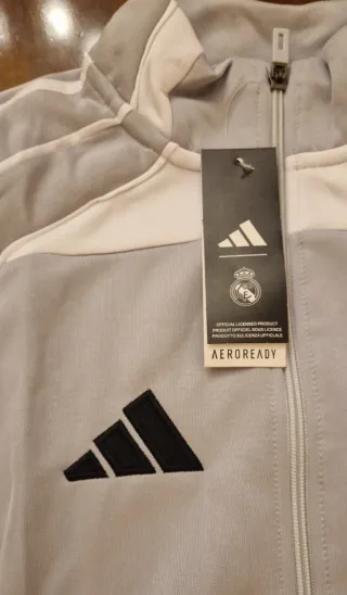 Tuta Adidas Real Madrid grigia L