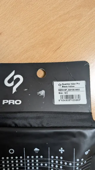 Guantes Portero SP Valor Pro BlackYellow Talla 8.5