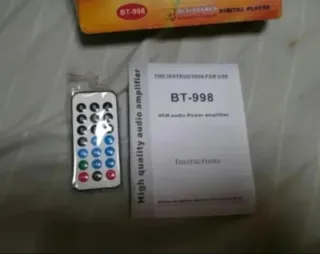 Amplificador BT988 Bluetooth 1600W 4 Canales