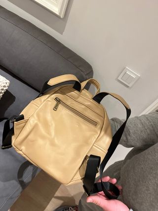 Mochila Pepe Jeans Beige con Monedero