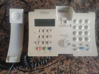 Teléfono fijo Telefónica beige