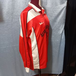 Maglia Macron Rossa Manica Lunga