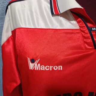 Maglia Macron Rossa Manica Lunga