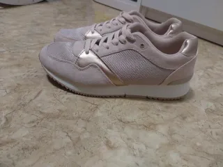 Zapatillas casual mujer rosa