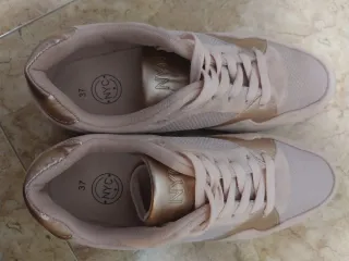 Zapatillas casual mujer rosa